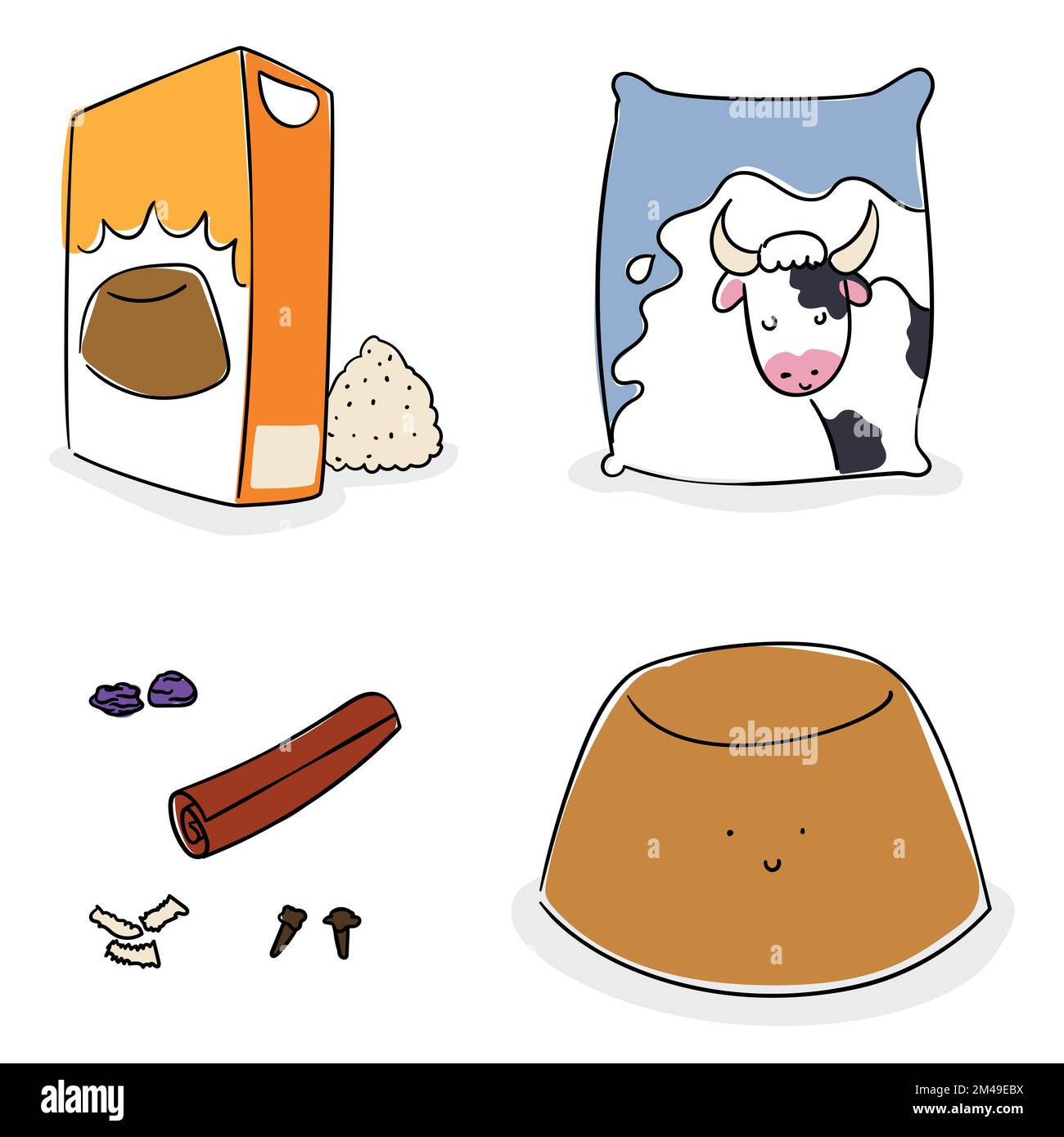 Prepare milk Stock Vector Images Alamy