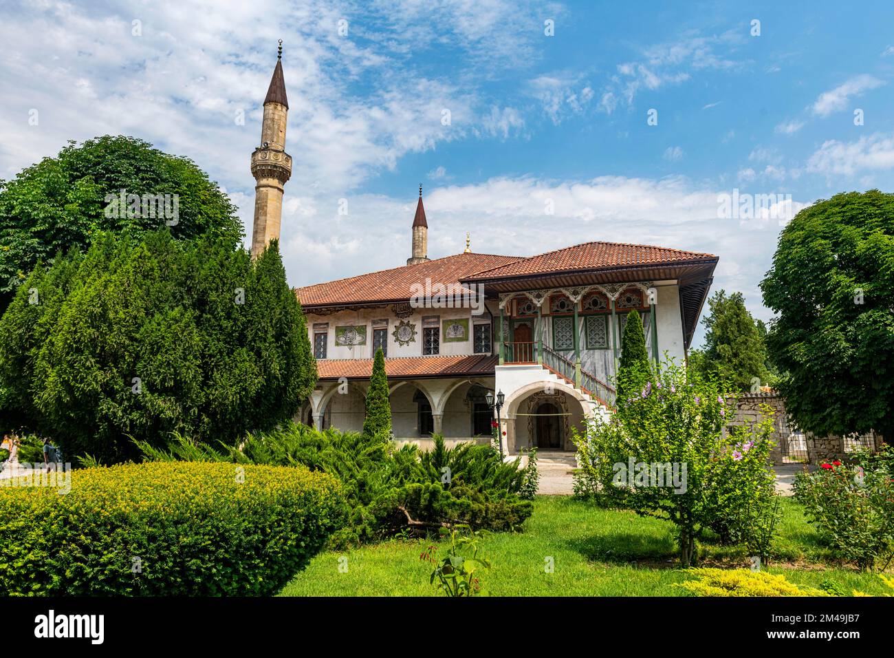 Khan's Palace, Bakhchysarai, Crimea, Russia Stock Photo