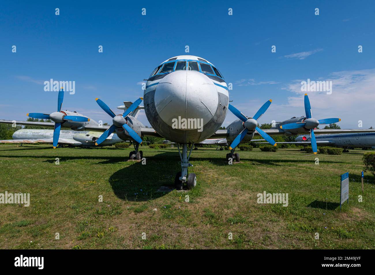 Ulyanovsk Aircraft Museum, Ulyanovsk, Russia Stock Photo