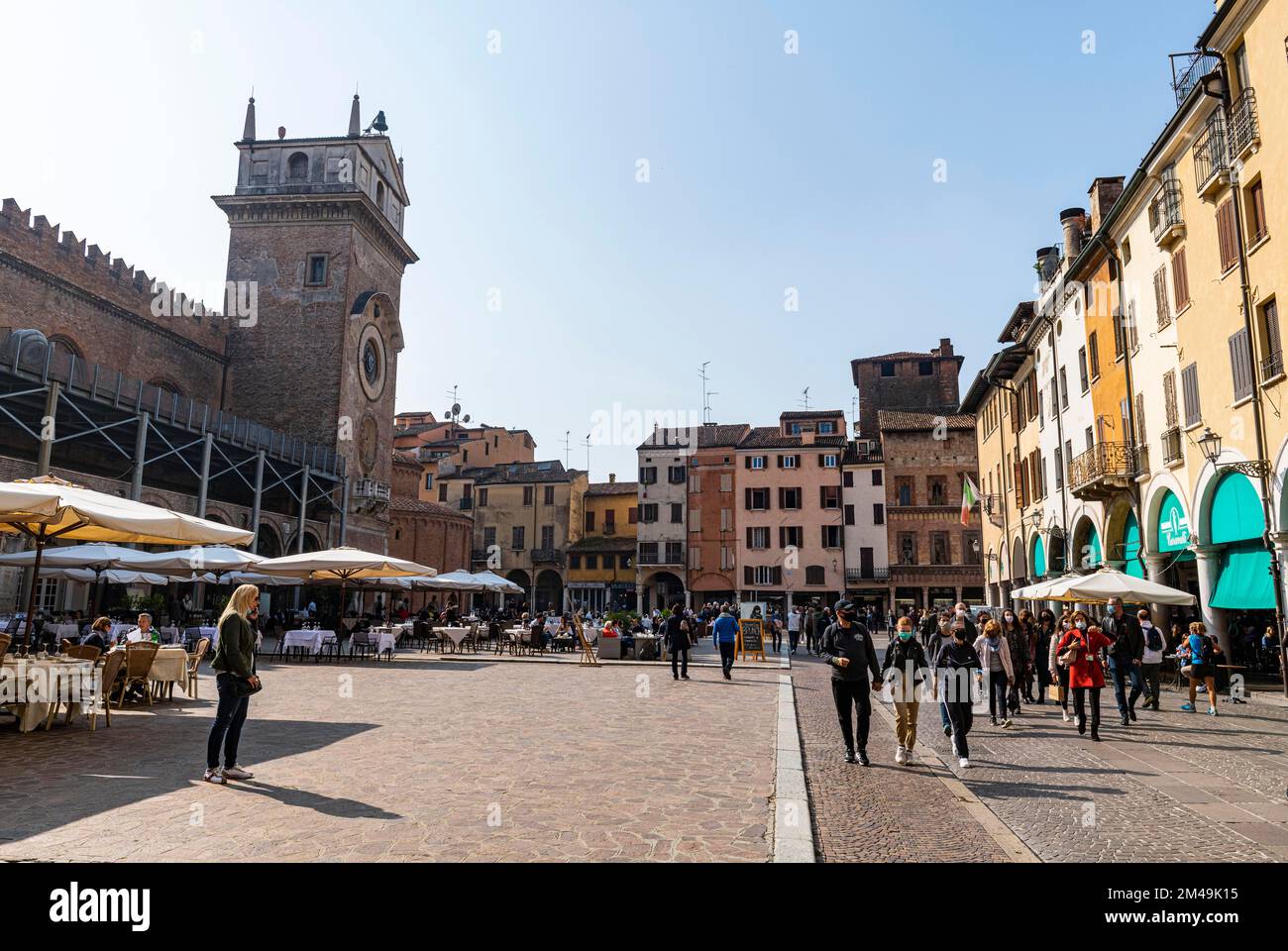 Torre del Gabbia, Unesco world heritage site Mantua, Italy Stock Photo