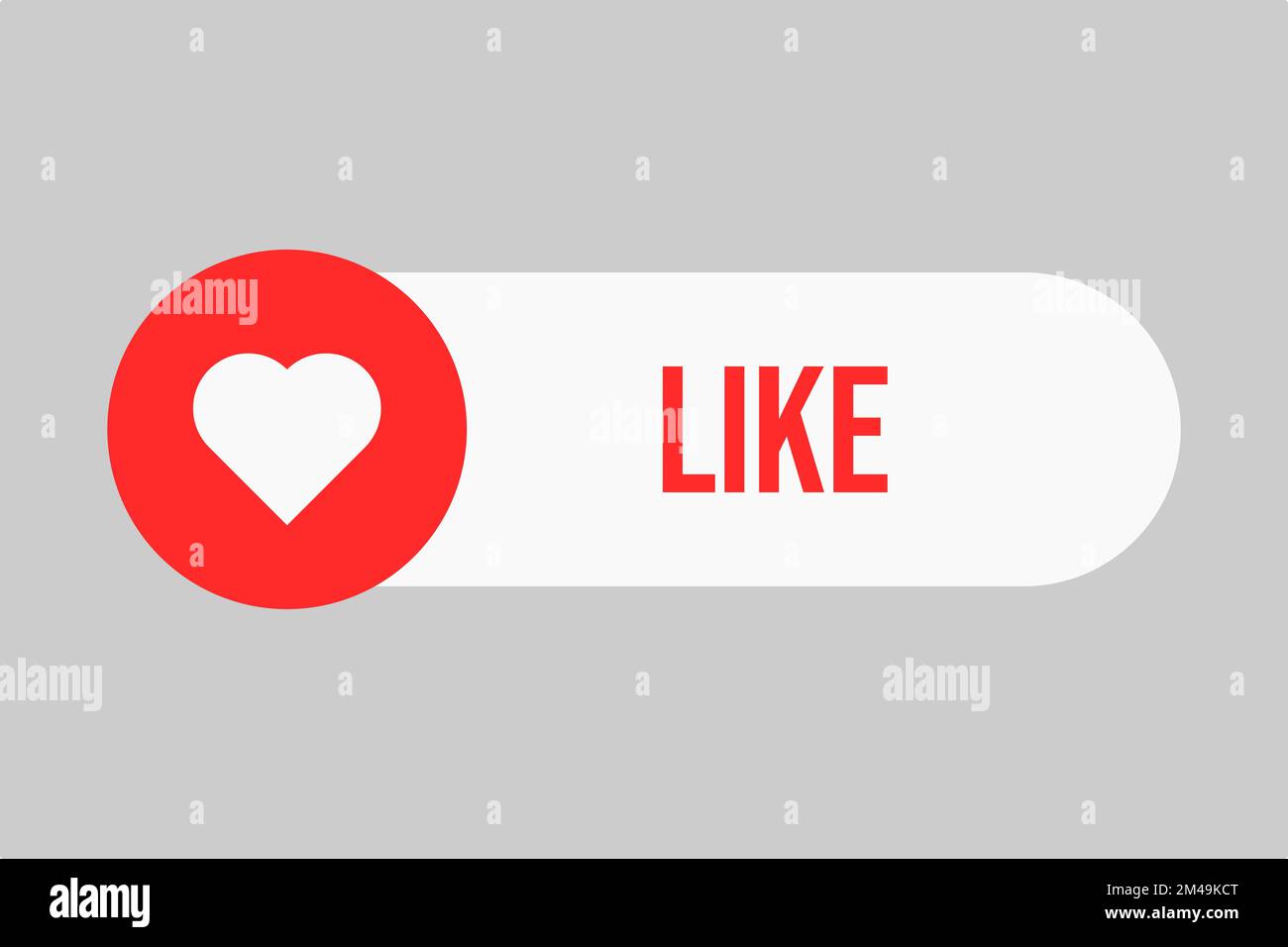 Like Button. Button for like. Stock Vector