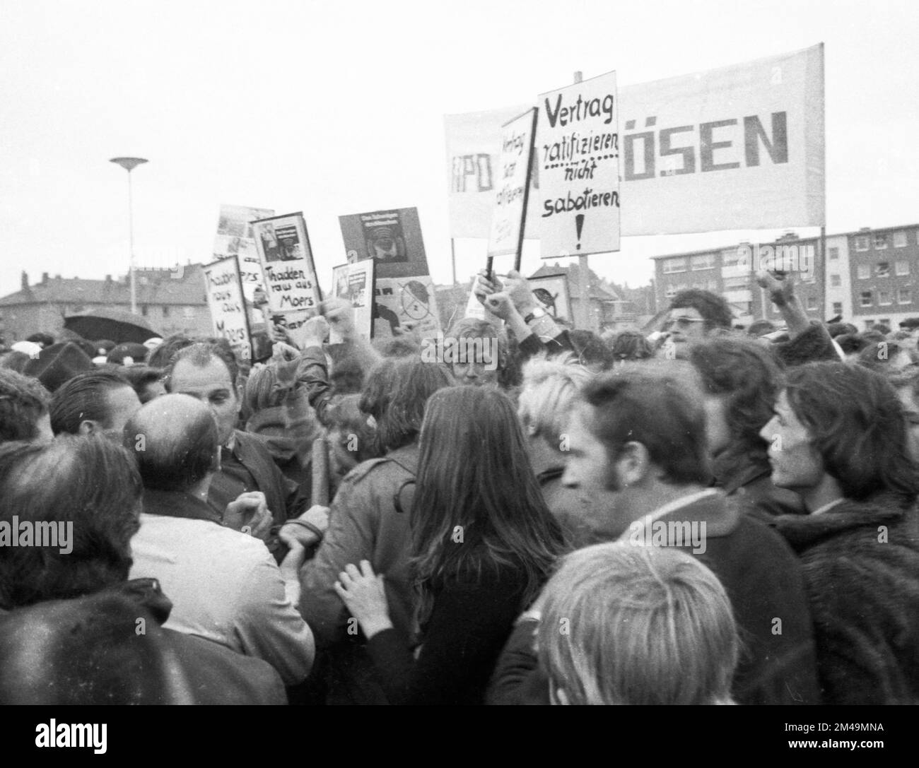 In the election campaign for the 1969 Bundestag elections, here at NPD