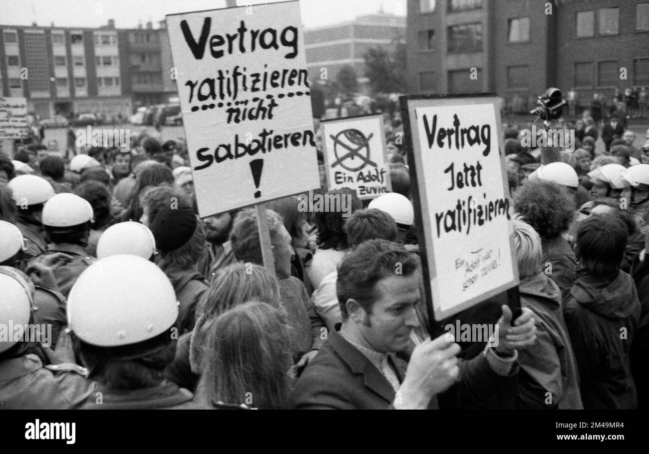 In the election campaign for the 1969 Bundestag elections, here at NPD
