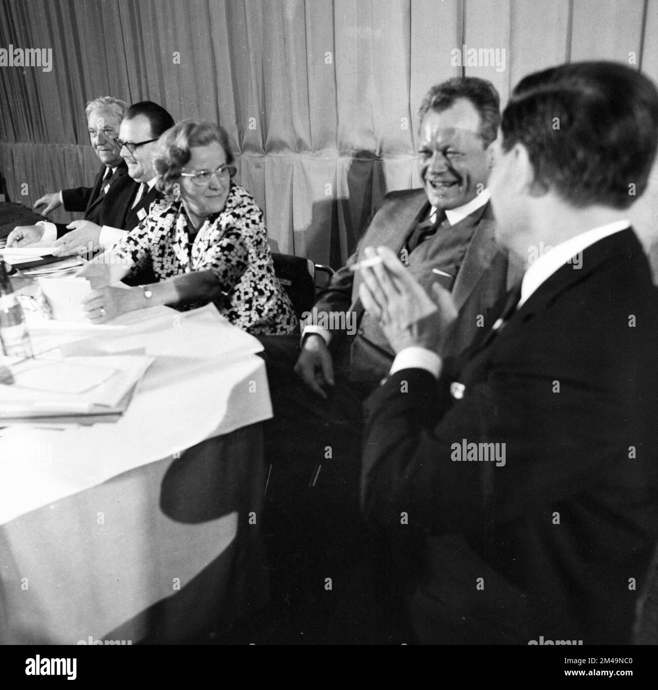 The SPD party conference from 1-5-6. 1966 in the Dortmund ...