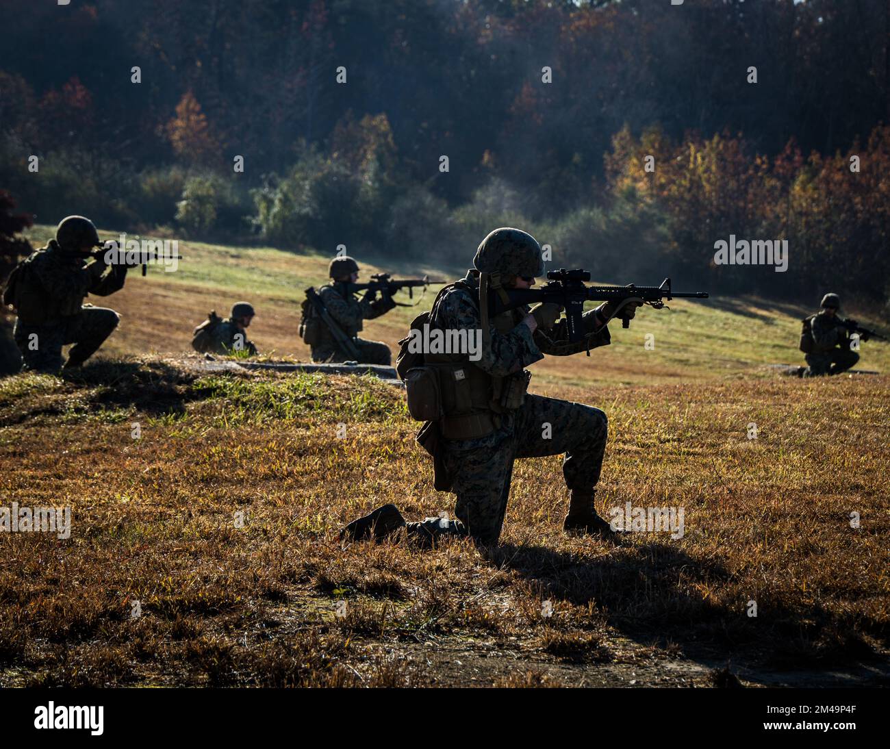 Marines with guard company marine barracks washington post security