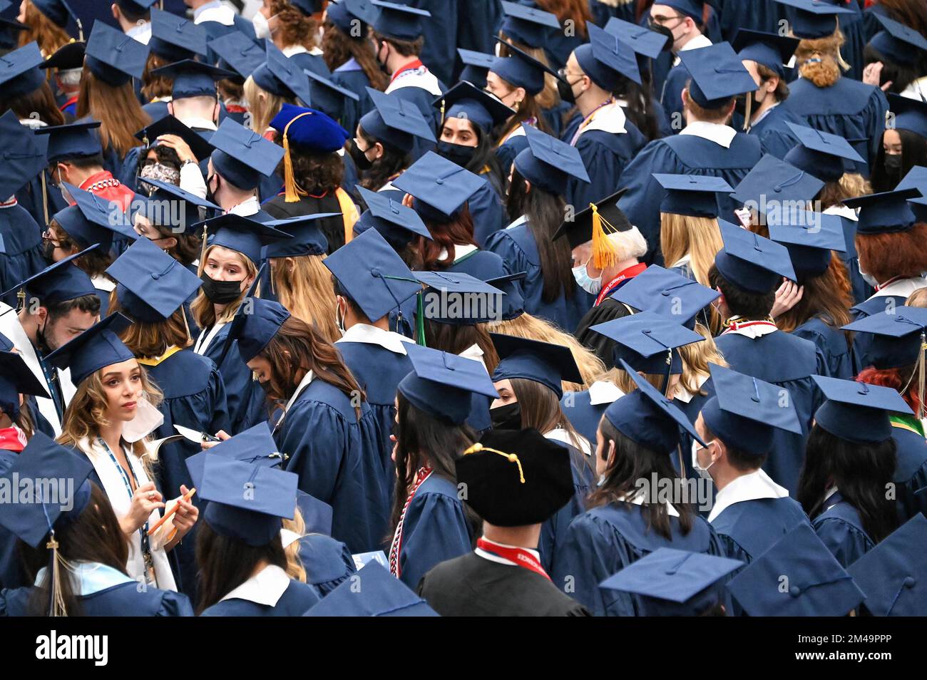 College students of Washington University in the traditional