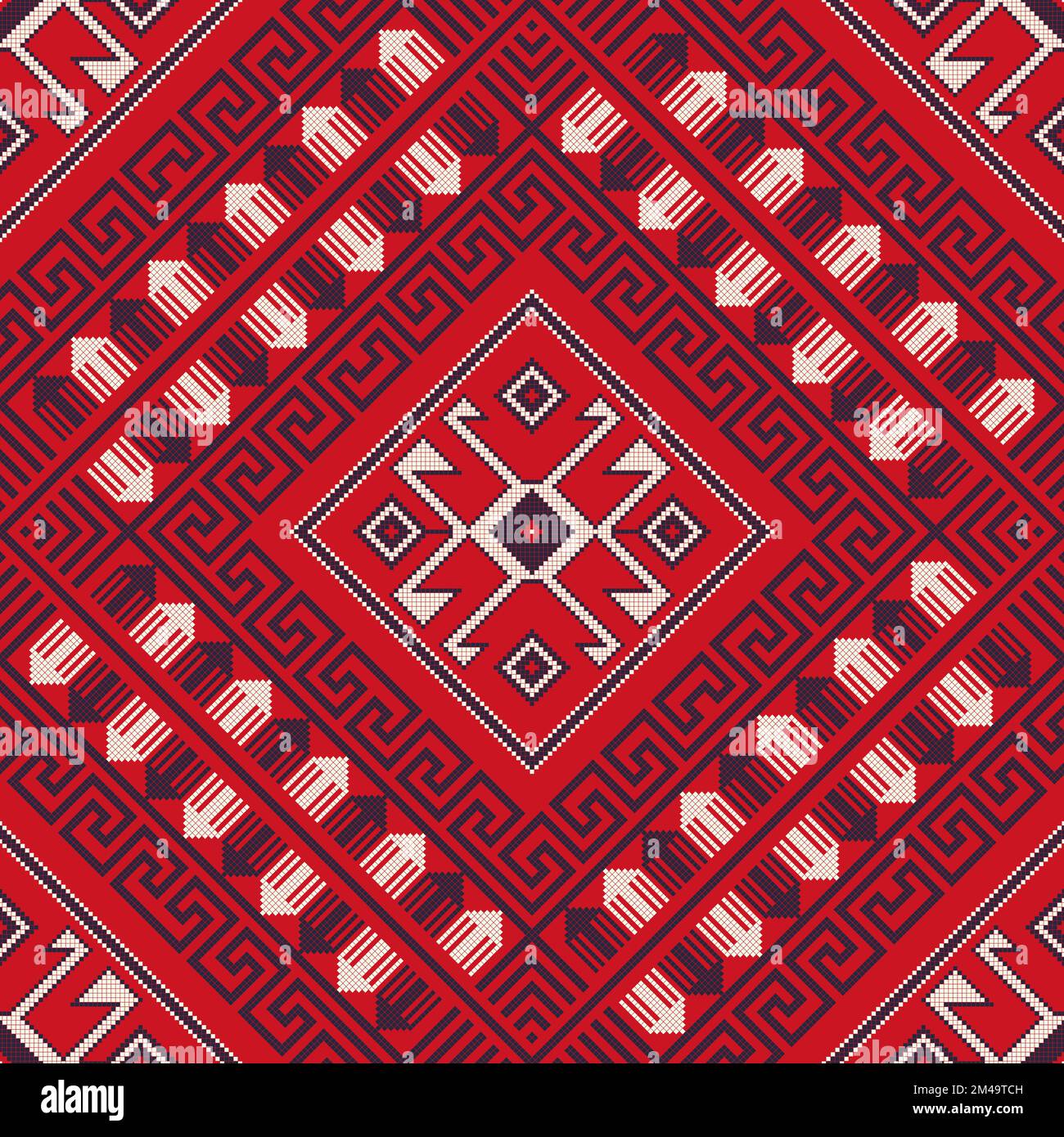 Kilim design Stock Vector Images - Alamy