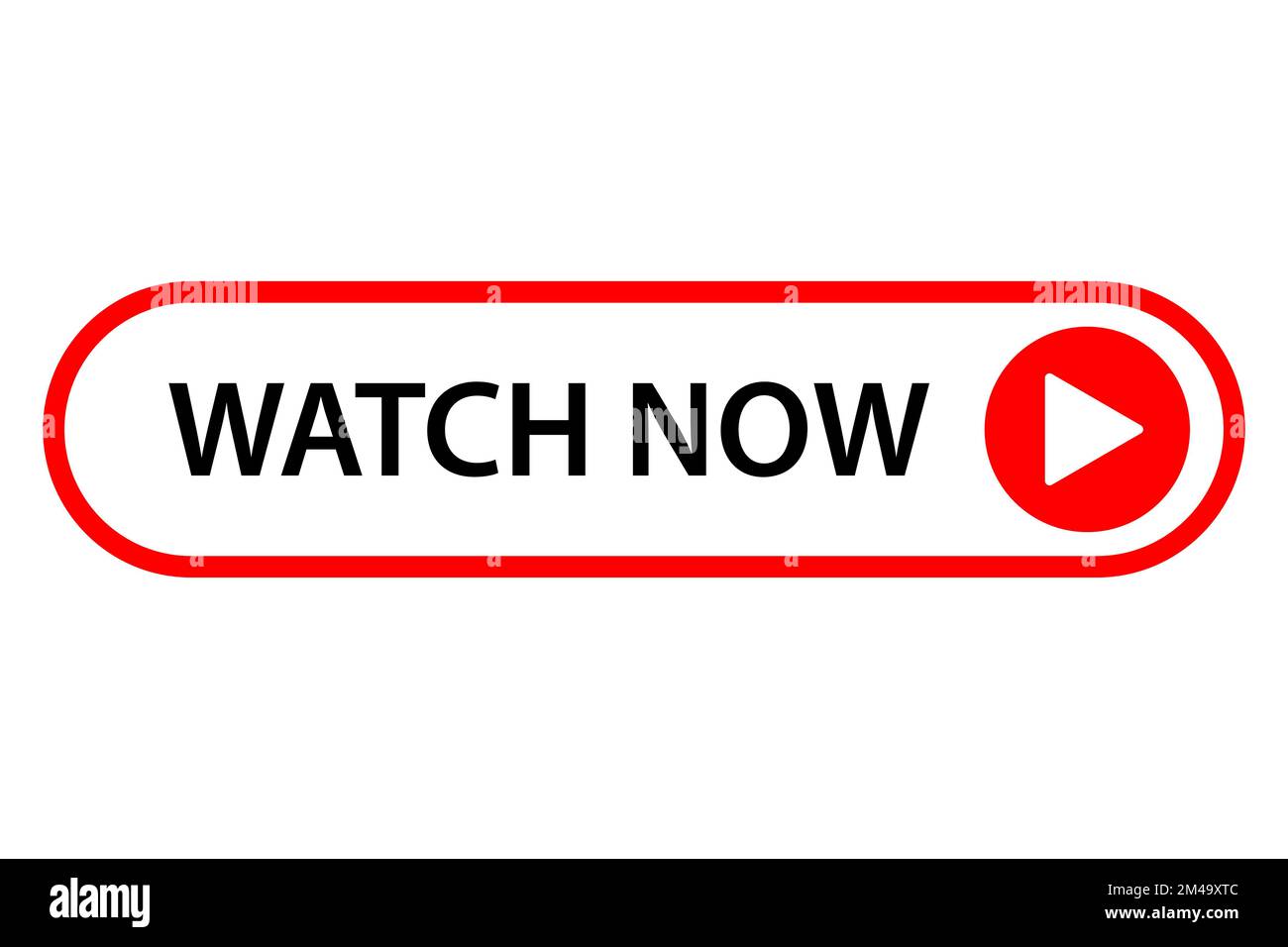 Watch now button icon vector play video button sign Watch now buttons