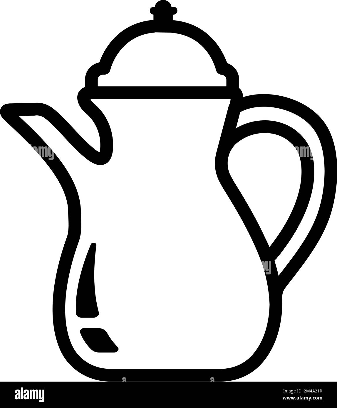 Tea pot  vector icon illustration Stock Vector