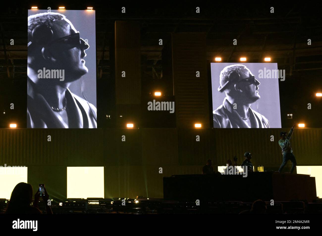 DJ Snake performs during Qatar Fashion United event, where various ...