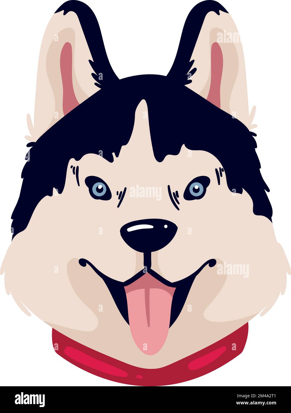 husky dog mascot Stock Vector Image & Art - Alamy