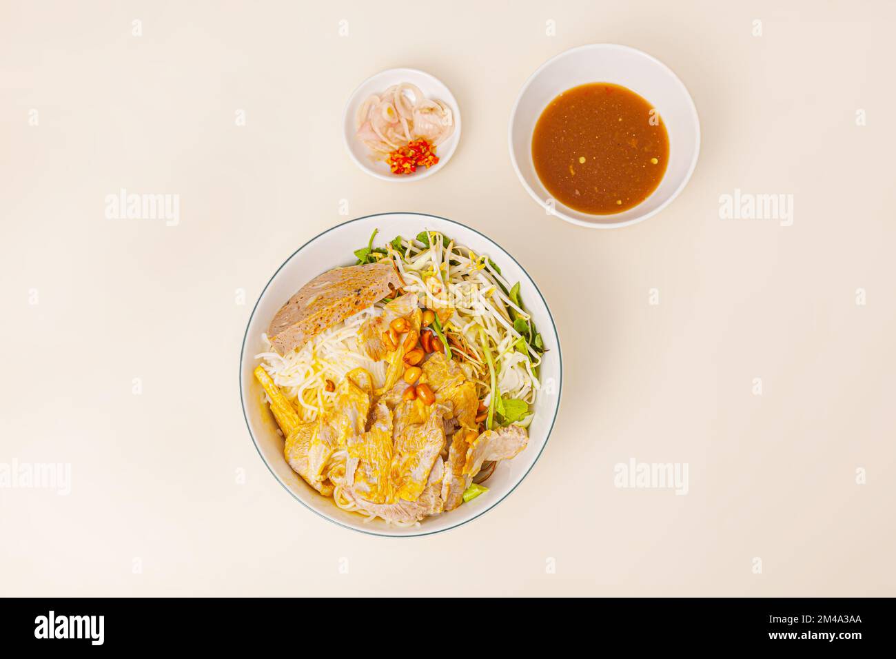 Bun mam nem, Vietnamese rice noodle with pork and fermented anchovy ...