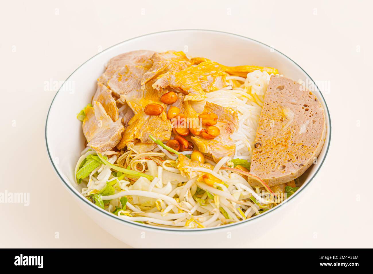 Bun mam nem, Vietnamese rice noodle with pork and fermented anchovy ...