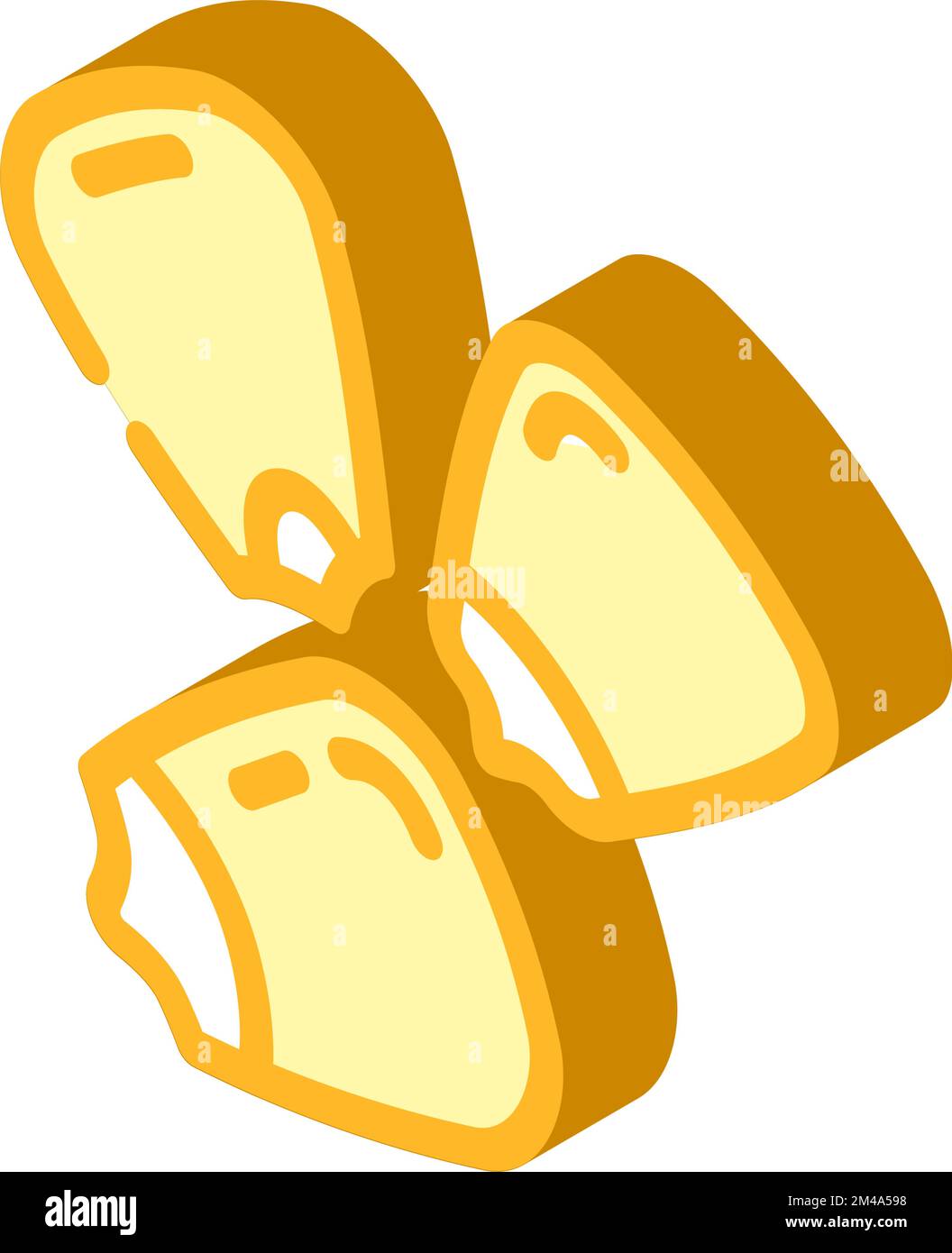 corn grain food isometric icon vector illustration Stock Vector Image ...