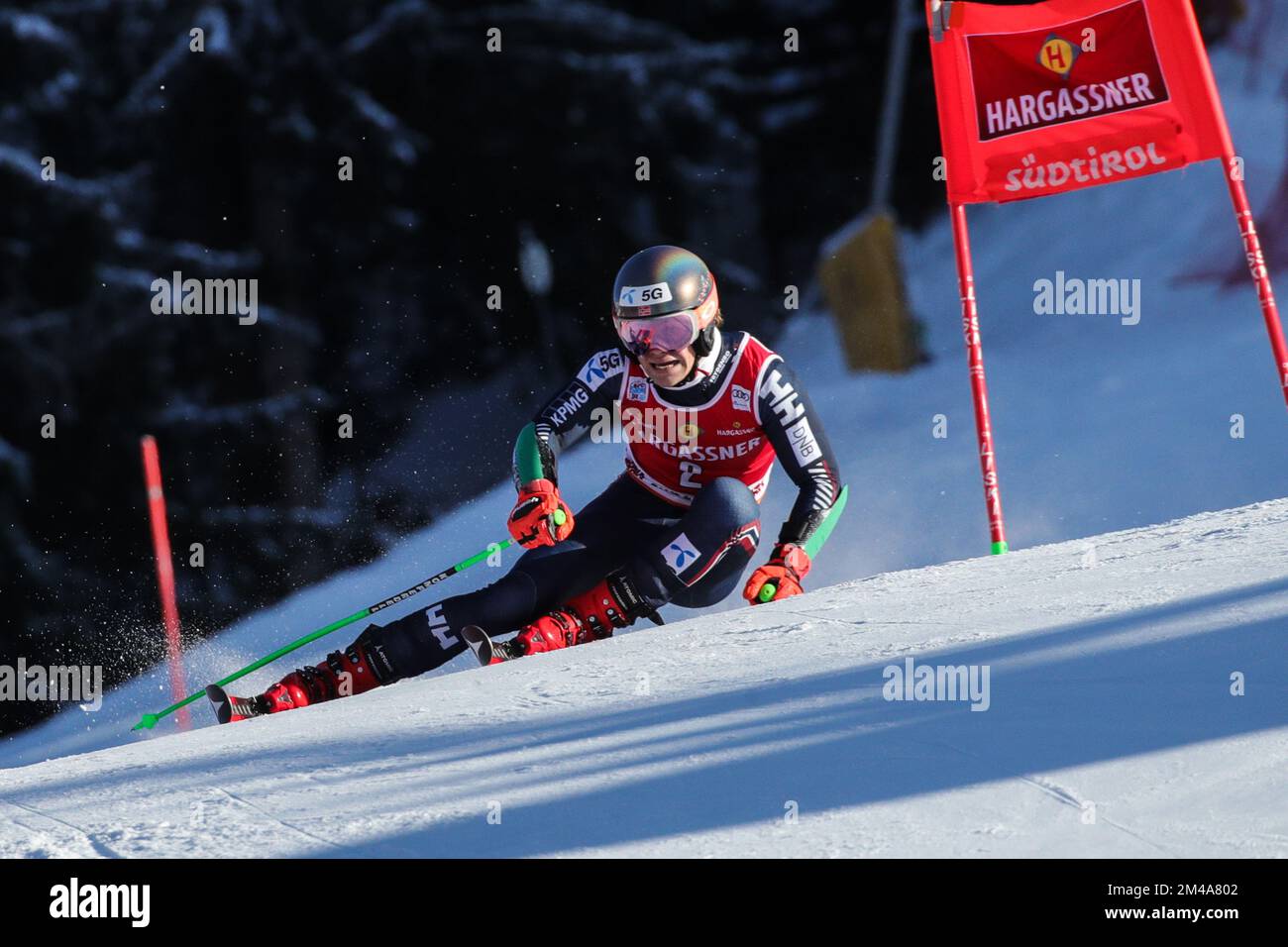 2022-2023 AUDI FIS ALPINE WORLD SKI WORLD CUP&#xA;GS MEN&#xA;La Villa, Alta Badia, Italy&#xA;2022-12-18 - Sunday&#xA;Image shows BRAATHEN Lucas (NOR) FIRST CLASSIFIED Stock Photo