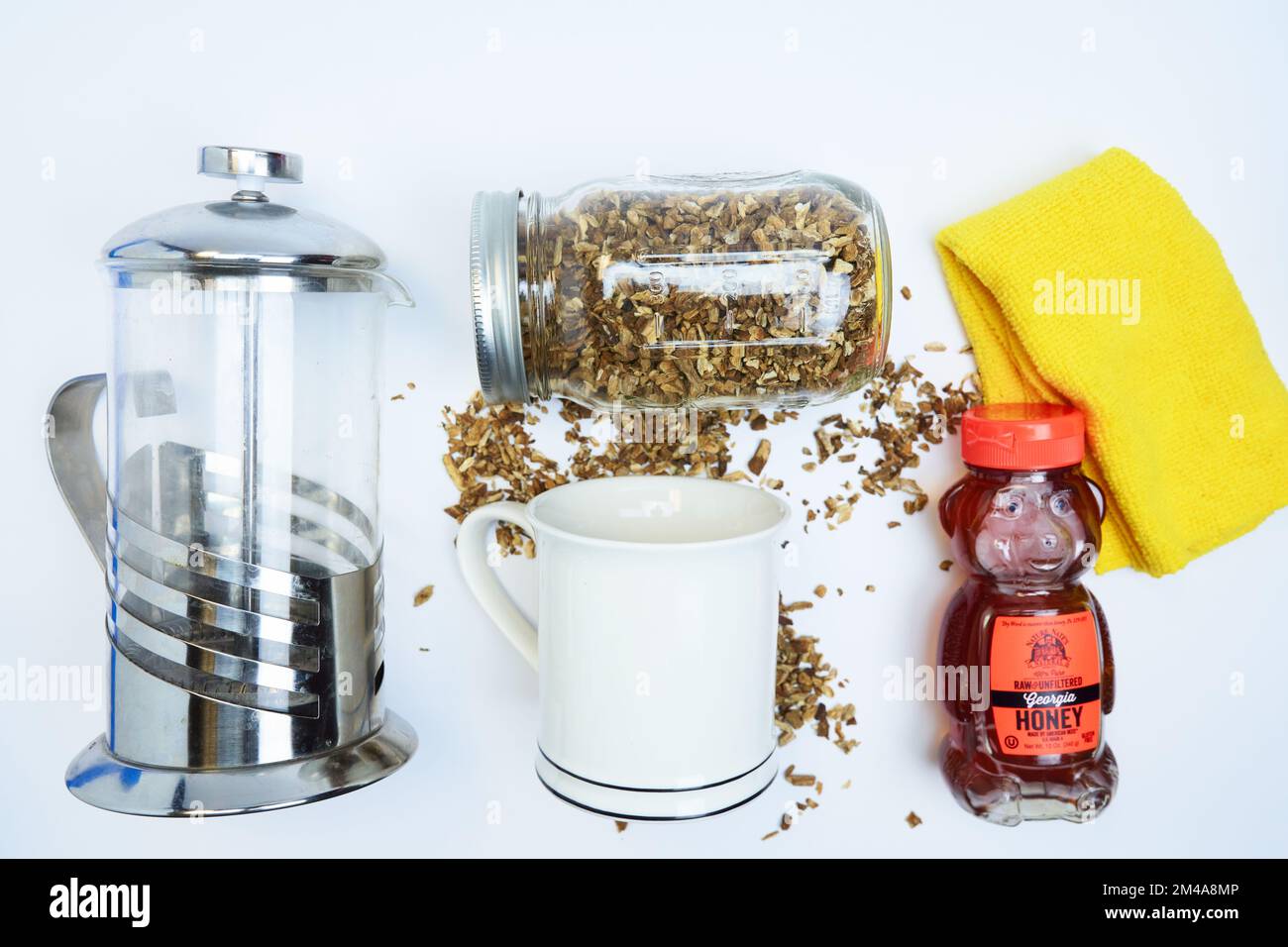 digestion health Loose Leaf Tea Burdock Root Tea and Honey steep ...
