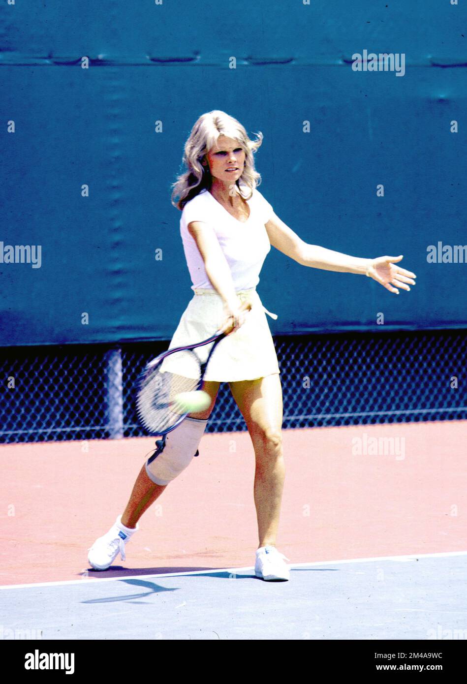Cathy Lee Crosby at Wilshire Country Club, 1983 Credit Ron Wolfson