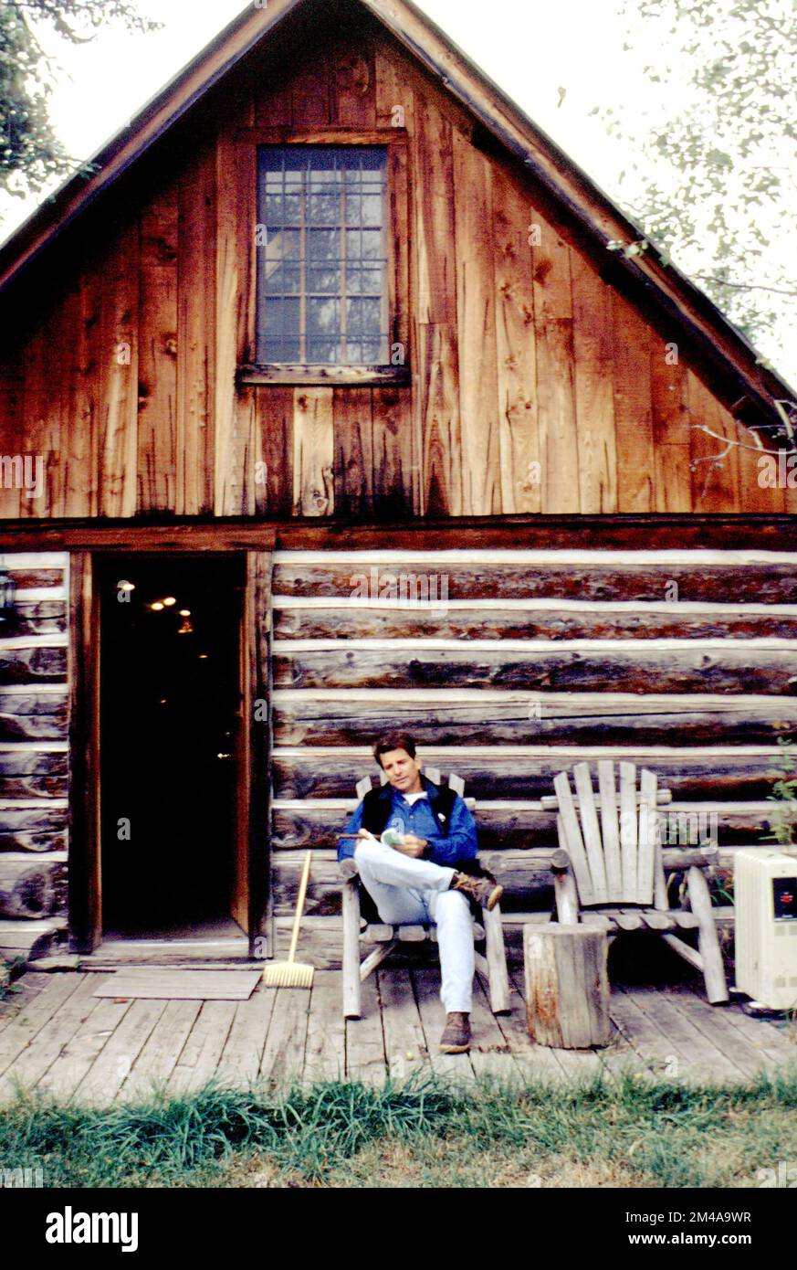 Photo Shoot with Dirk Benedict at his home in Bigfork, Montana circa