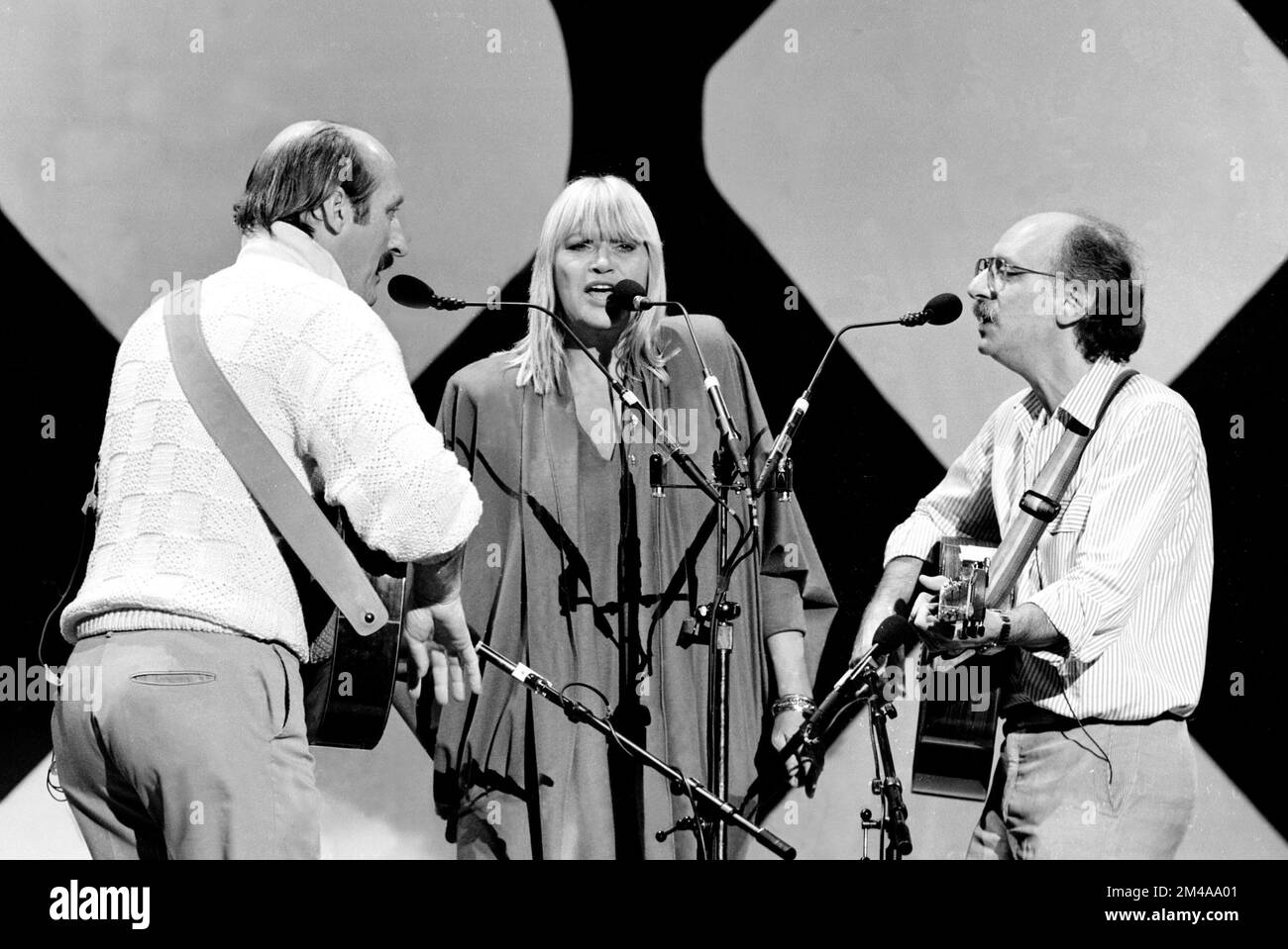 Peter, Paul & Mary perfoming on the TV Show "Solid Gold". in 1983