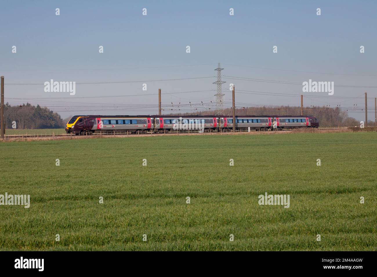 Arriva Crosscountry Trains diesel class 220 Bombardier voyager train in