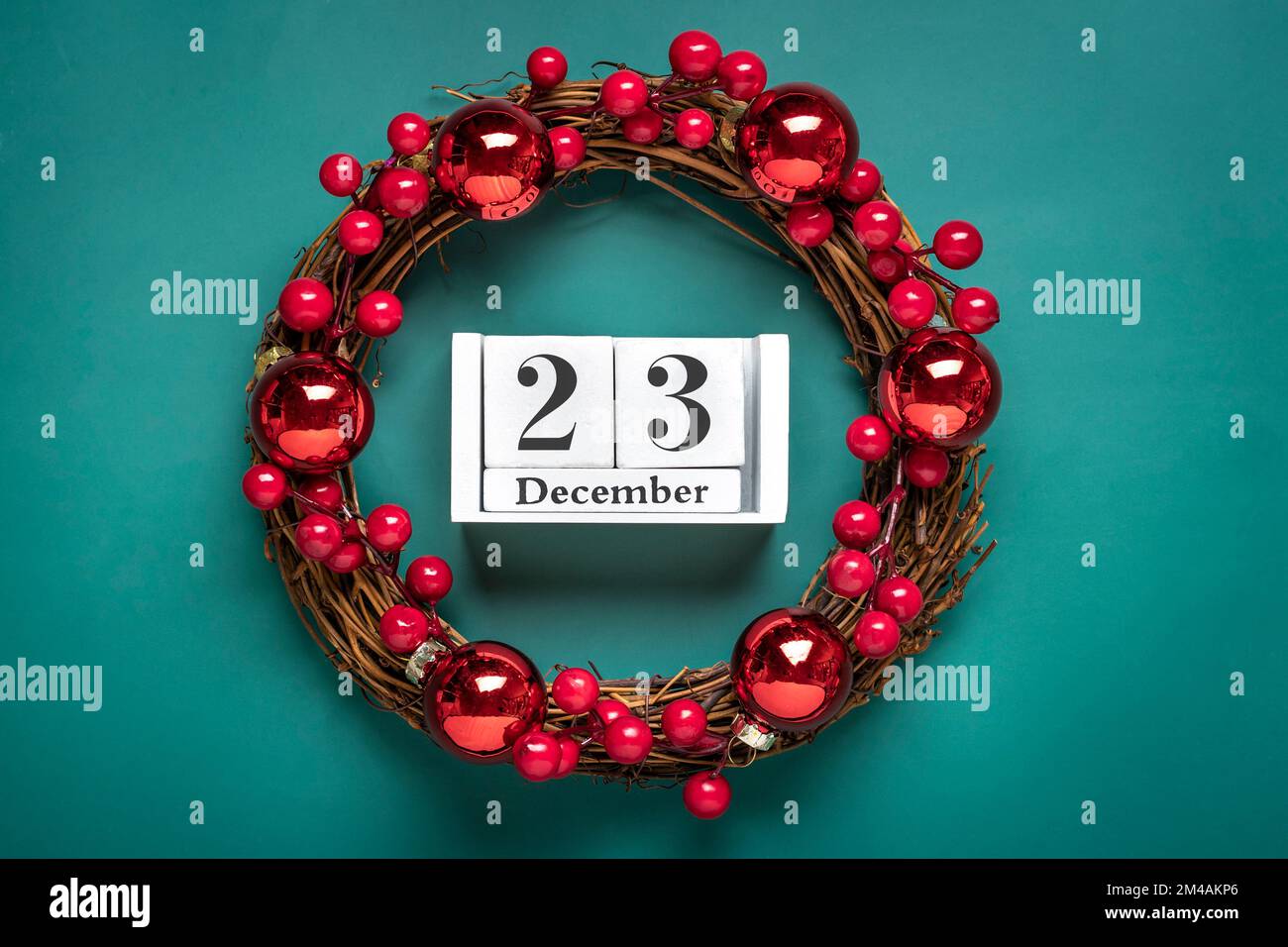 December calendar 23 hi-res stock photography and images - Alamy