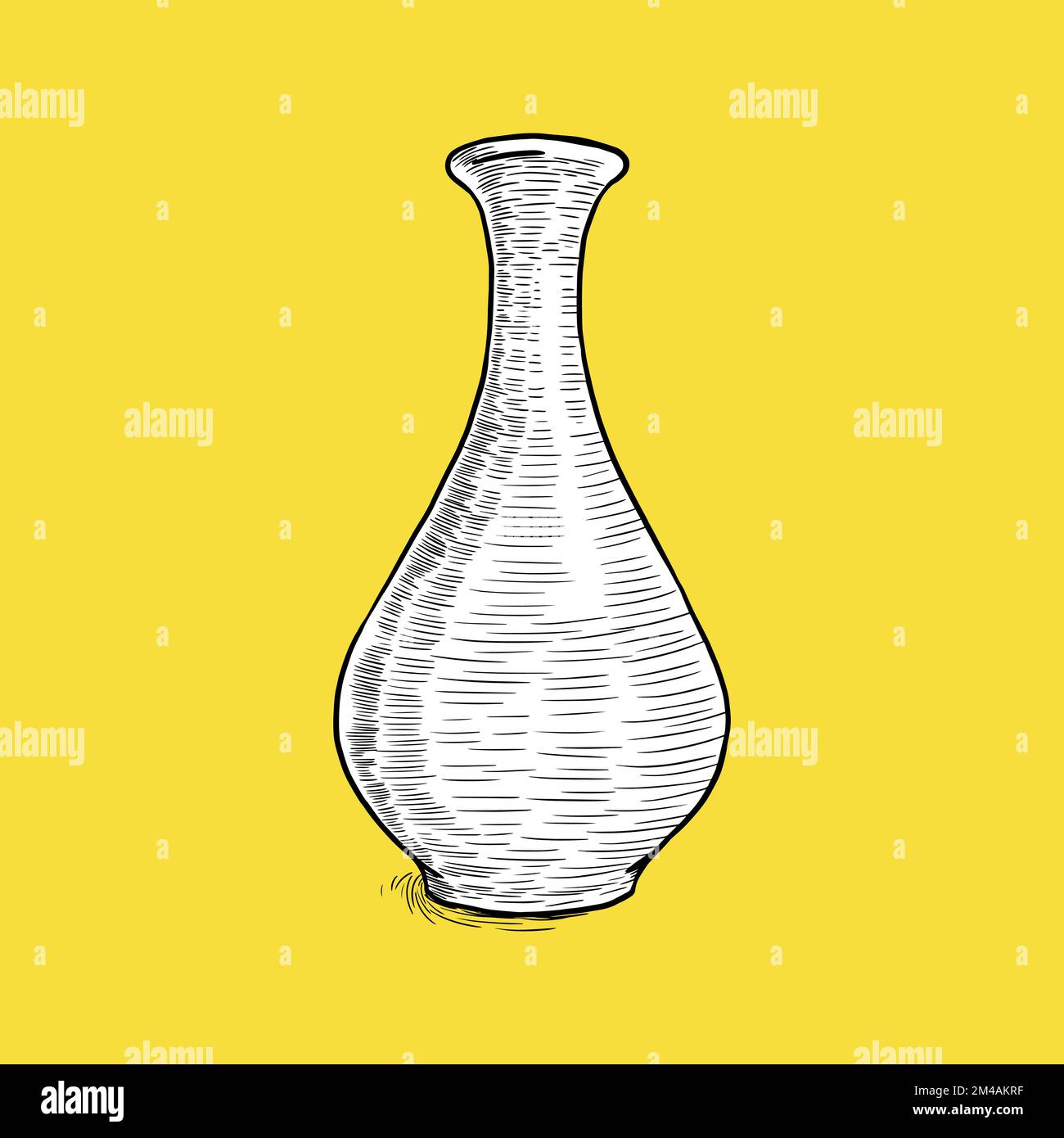 Old Vase, Drawing, Antique, Sketch and Vintage Stock Vector Image & Art