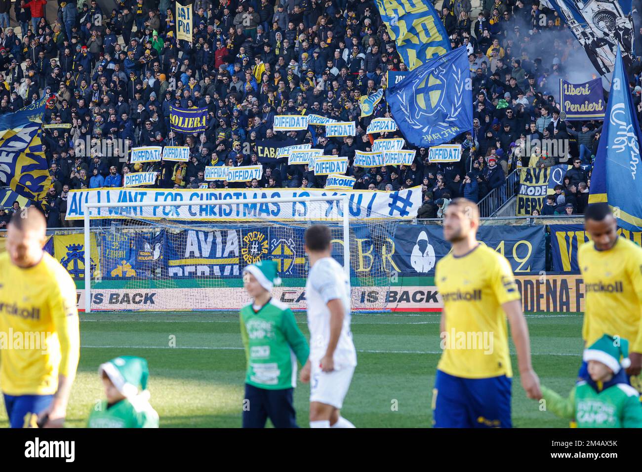 Fans of Modena during the Italian soccer Serie B match Como 1907 vs News  Photo - Getty Images