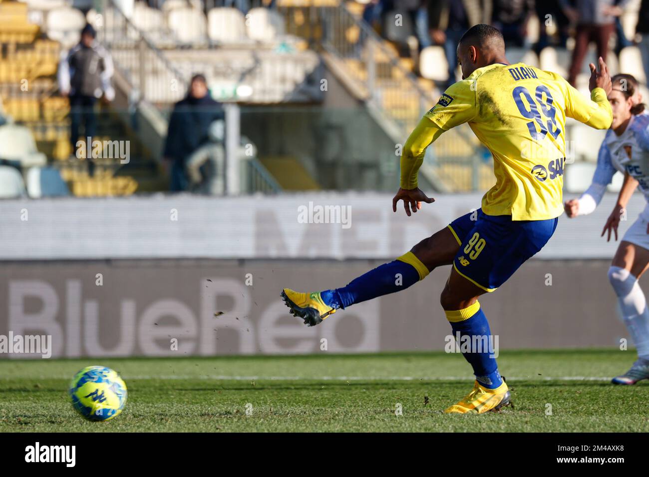 Alberto Braglia stadium, Modena, Italy, December 18, 2022, Davide Diaw  celebrates after scoring the gol of 1-1 during Modena FC vs Benevento  Calcio - Italian soccer Serie B match Stock Photo - Alamy