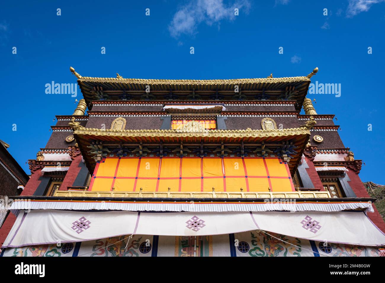 Tashi Lhunpo Monastery. Shigatse. Tibet Autonomous Region. China. Stock Photo