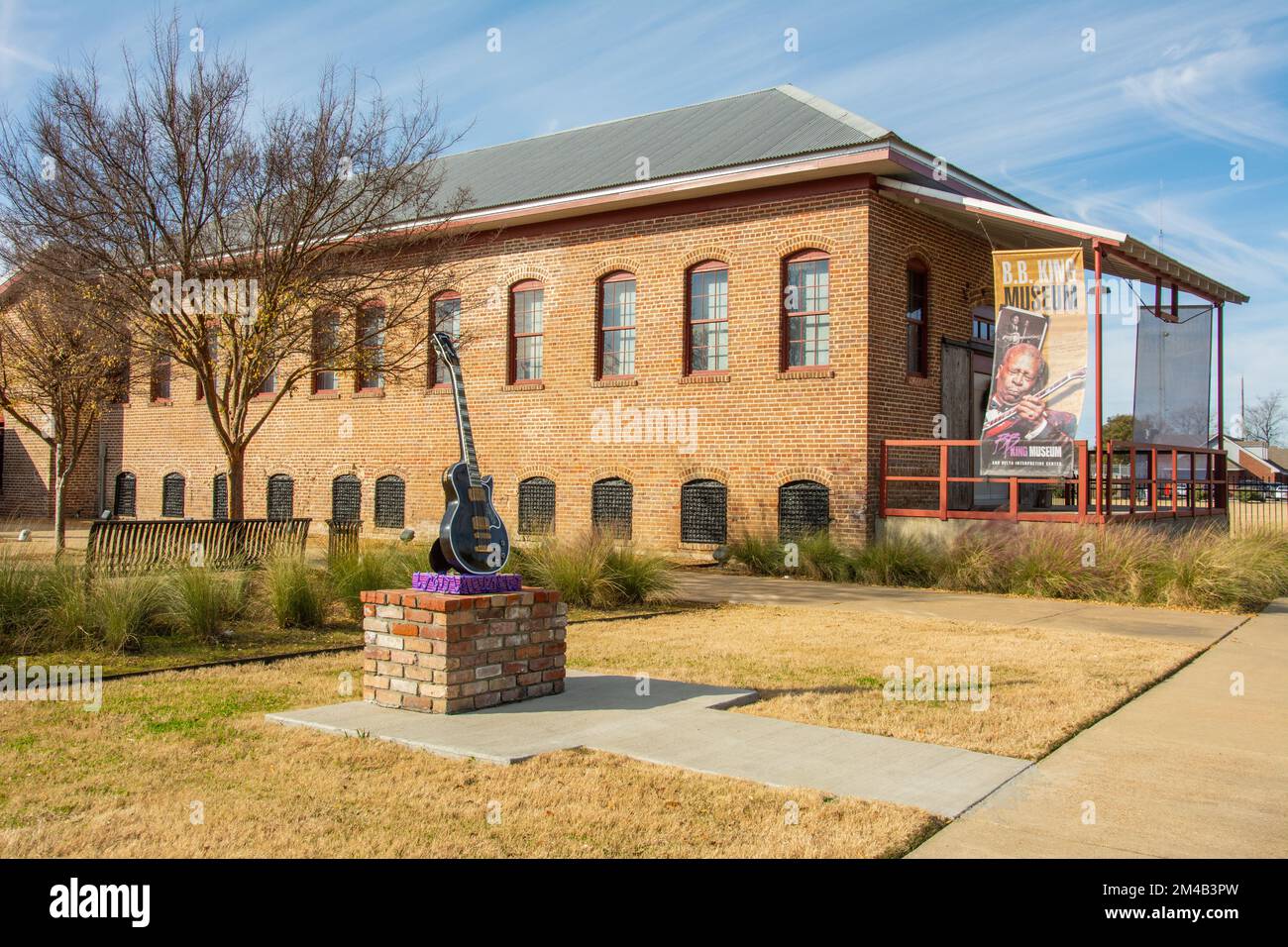 Indianola, USA – December 1, 2022 - B.B. King Museum in Indianola, Mississippi Stock Photo