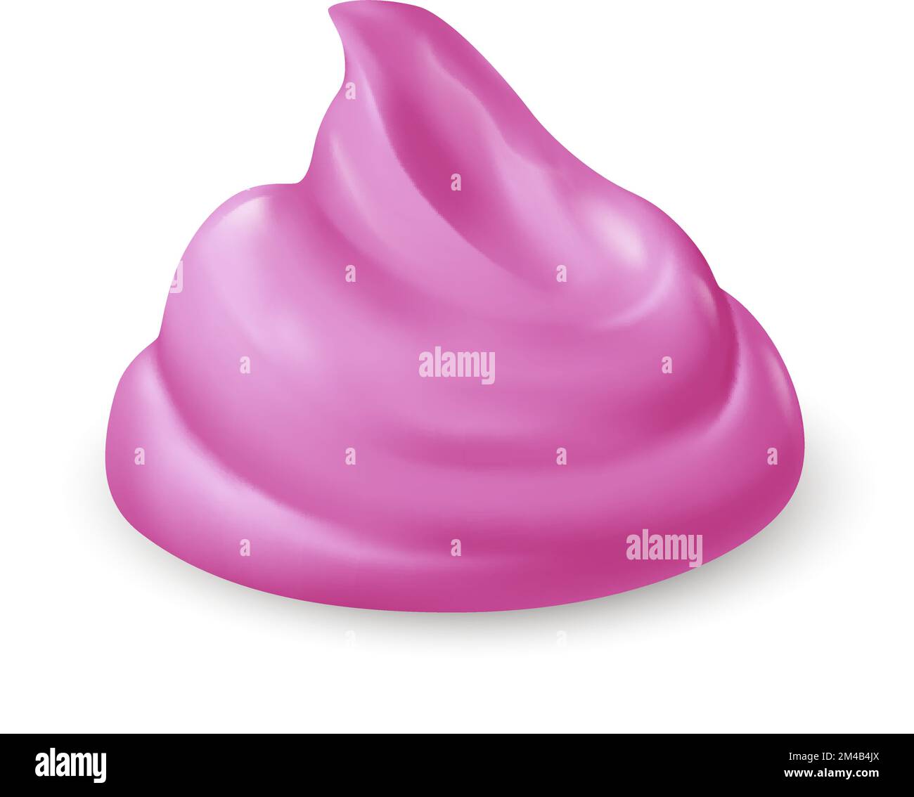 Violet Cream Texture Isolated on White Background. Facial Creme, Foam ...