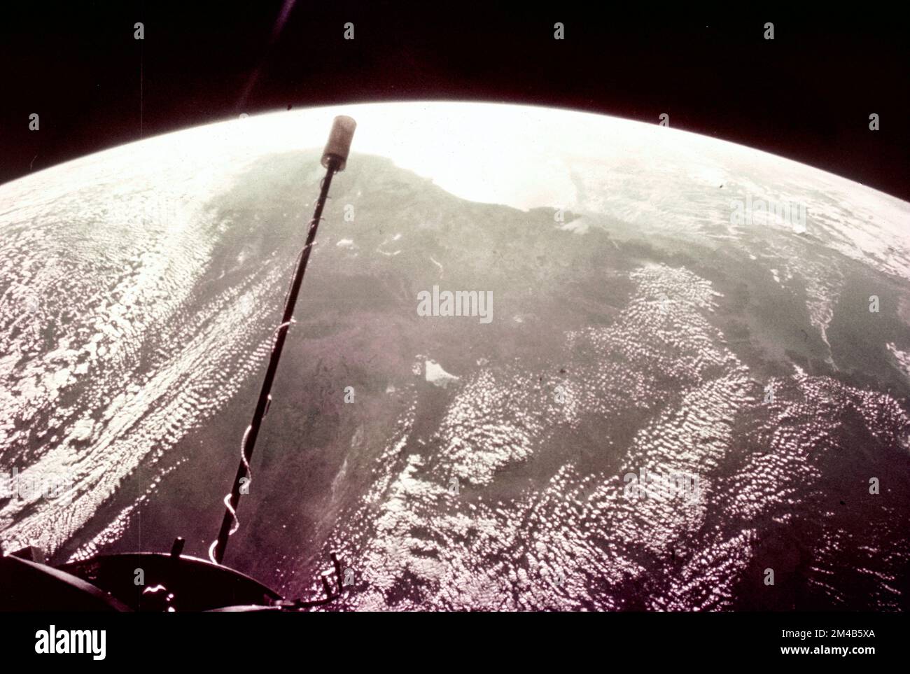 Project Gemini 11:  The Earth seen from space, September 1966 Stock Photo