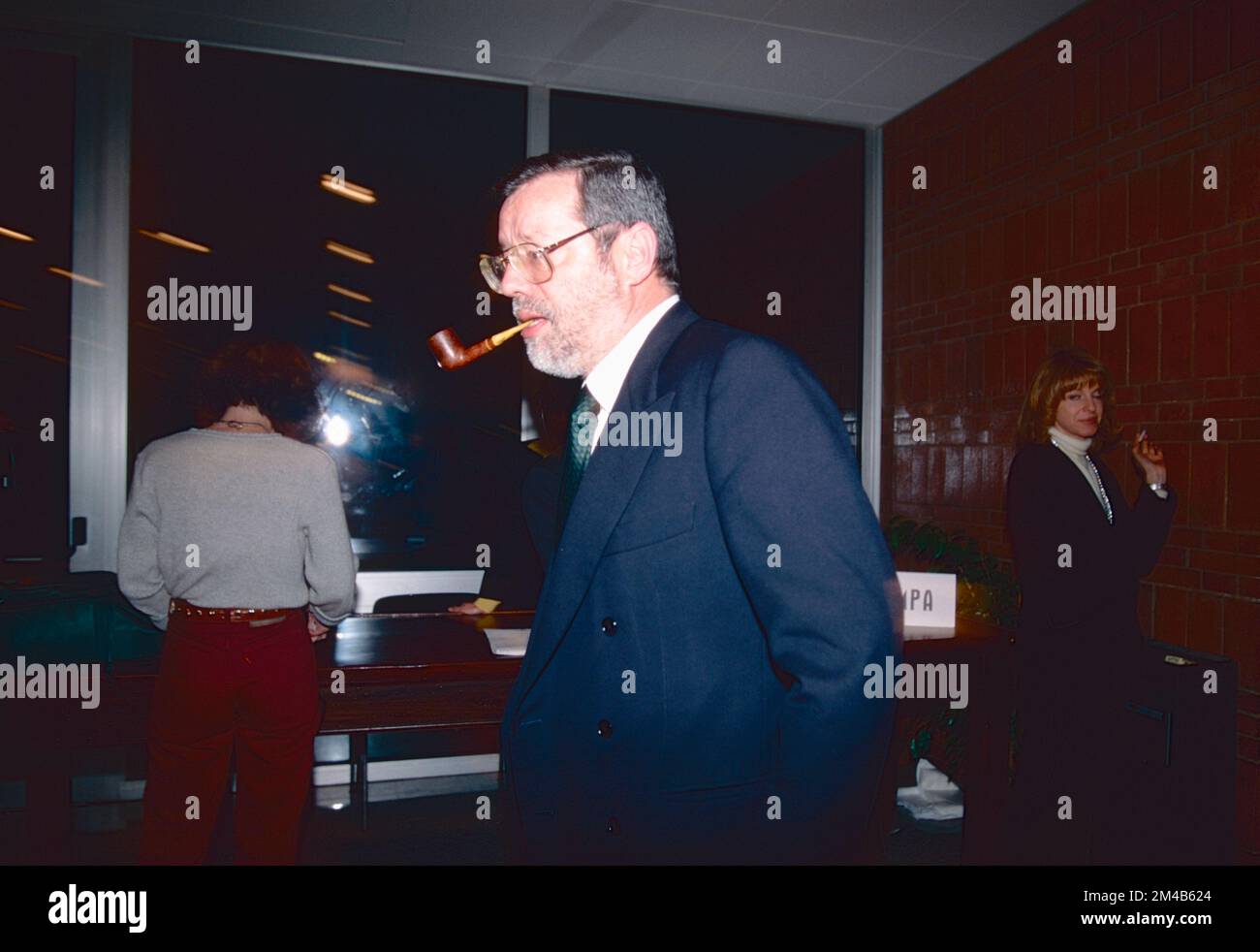 Italian politician and jurist Giovanni Maria Flick, Rome, Italy 1994 Stock Photo