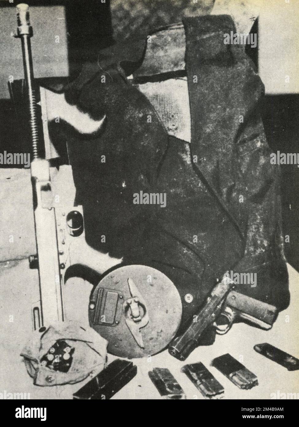 American gangster John Dillinger' working equipment, USA 1930s Stock Photo