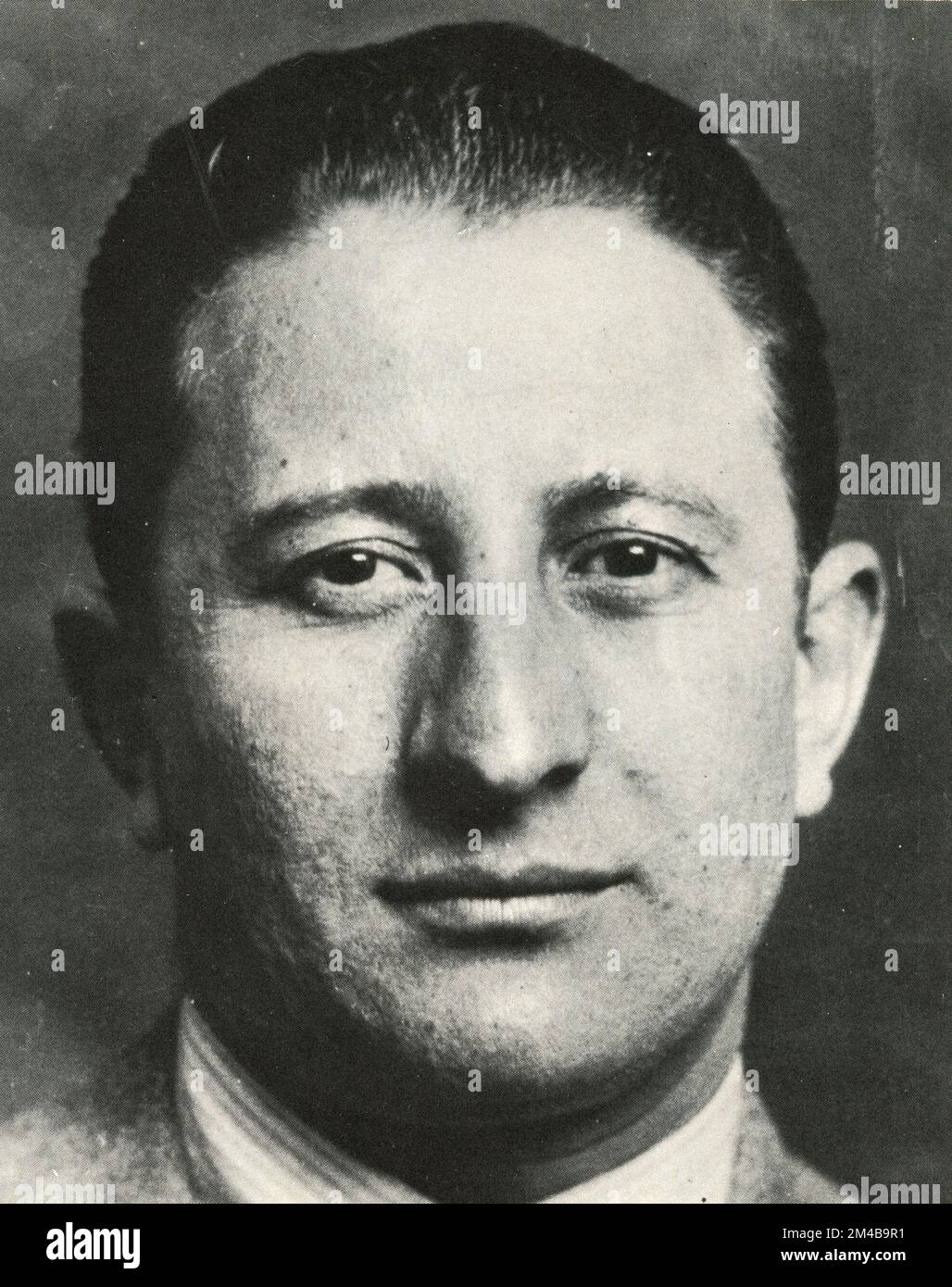 Italian-American crime boss and mafia mobster Carlo Gambino, USA 1930s
