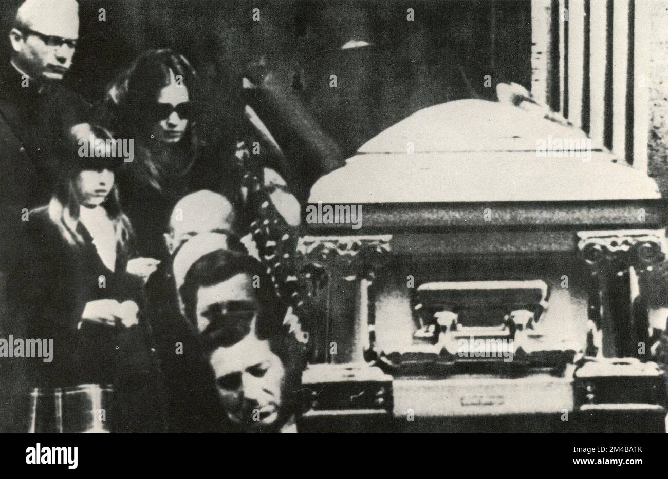 The funeral of his boss ItalianAmerican crime boss and mafia mobster