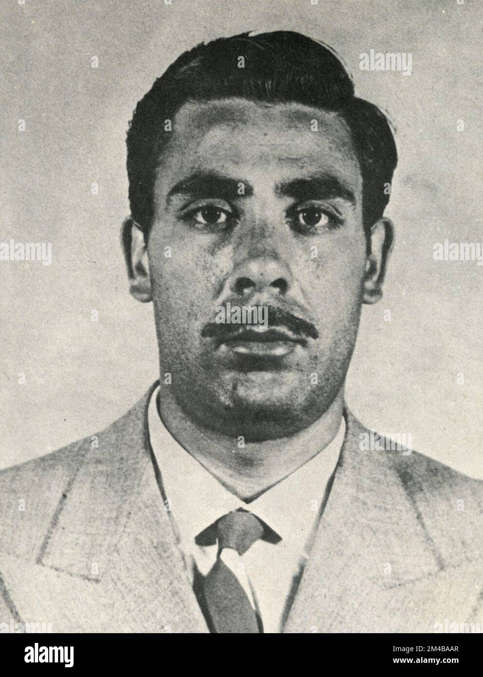 Italian gangster and mafia mobster Tommaso Buscetta, Italy 1950s Stock