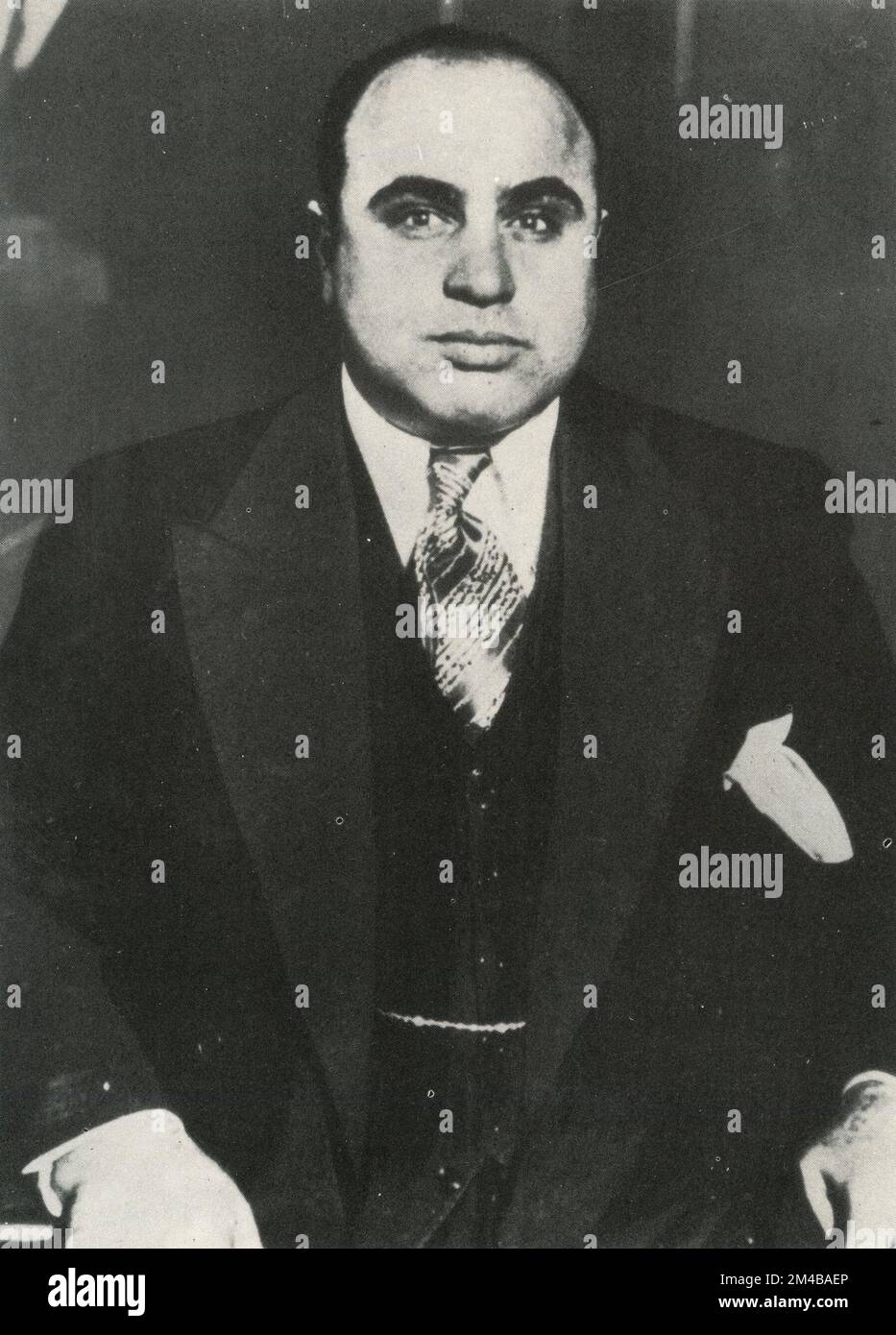Portrait Of American Gangster Al Capone, USA 1930s Stock Photo - Alamy