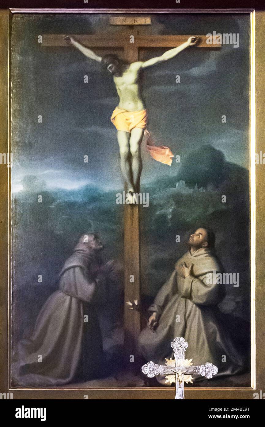 painting by giovan battista moroni, albino, italy Stock Photo Alamy