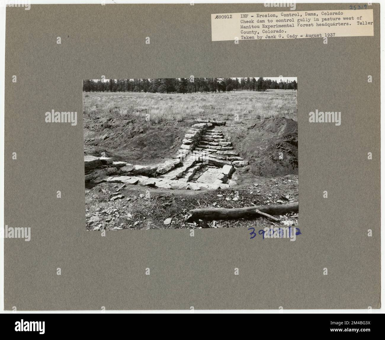 Erosion Control: Gully Plug - Colorado. Photographs Relating to ...