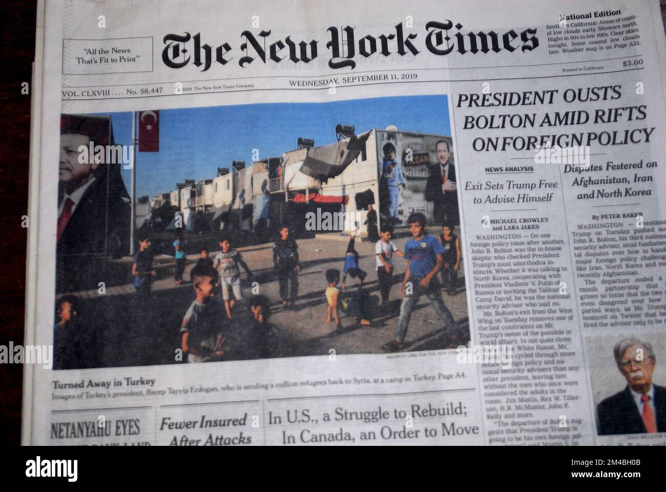 Copenhagen/Denmark/20 December 2022/ The new york times national