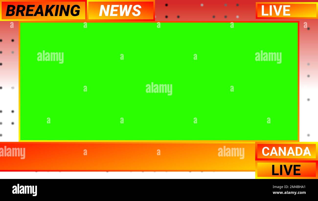 canada live news background illustration image on blur dot background