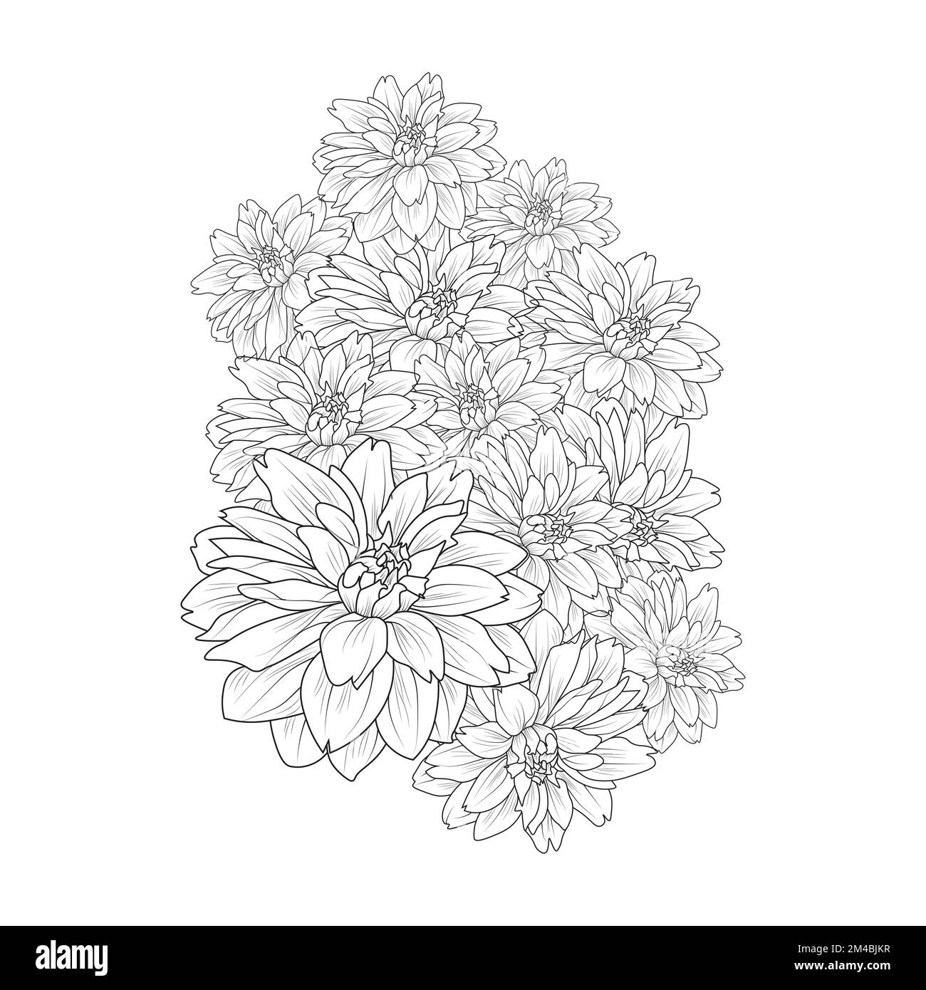 Beautiful on sale flower sketch