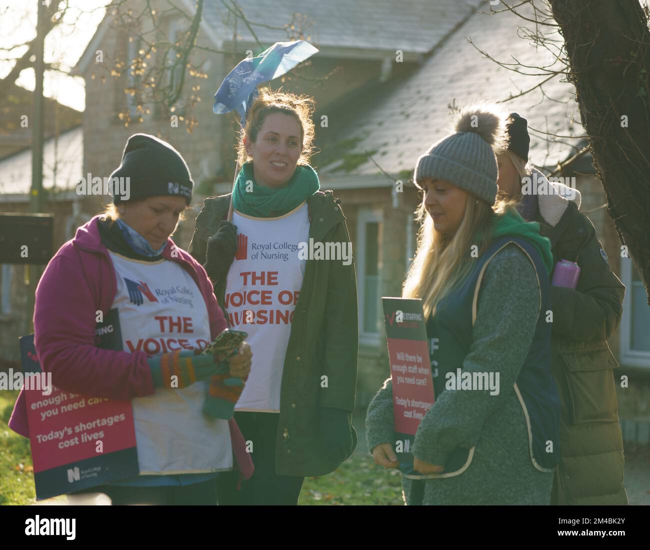December 20th 2022. Oxford, UK, Nurses took to the picket lines for the