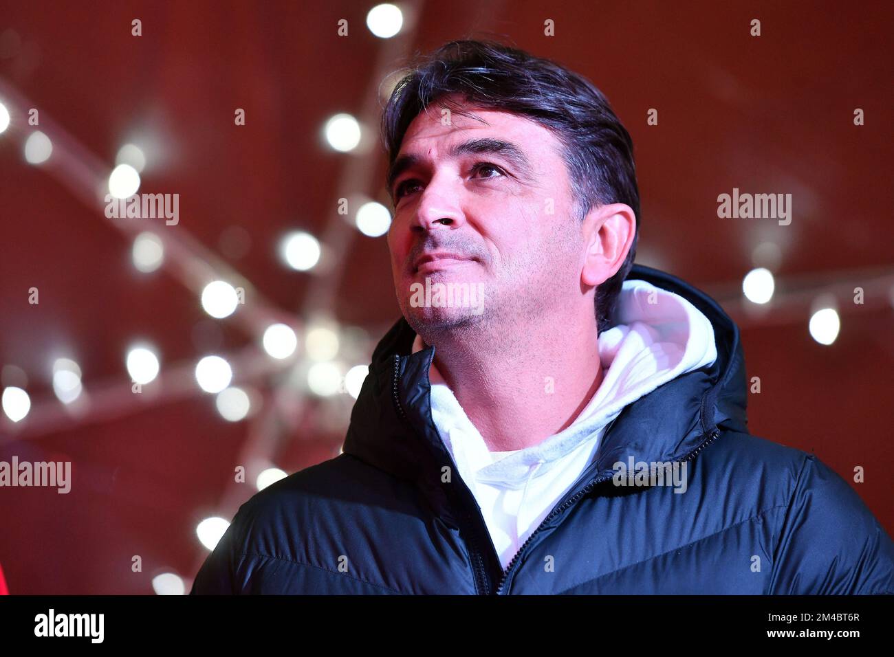 ceremony for Croatian national team coach Zlatko Dalic held on Capuchin Square after