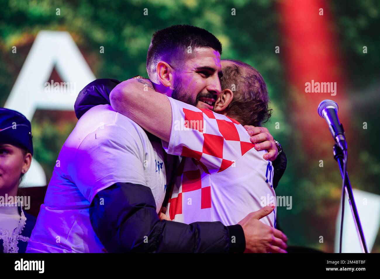 ceremony, football players, Qatar 2022, world cup, Croatian national football team, fans