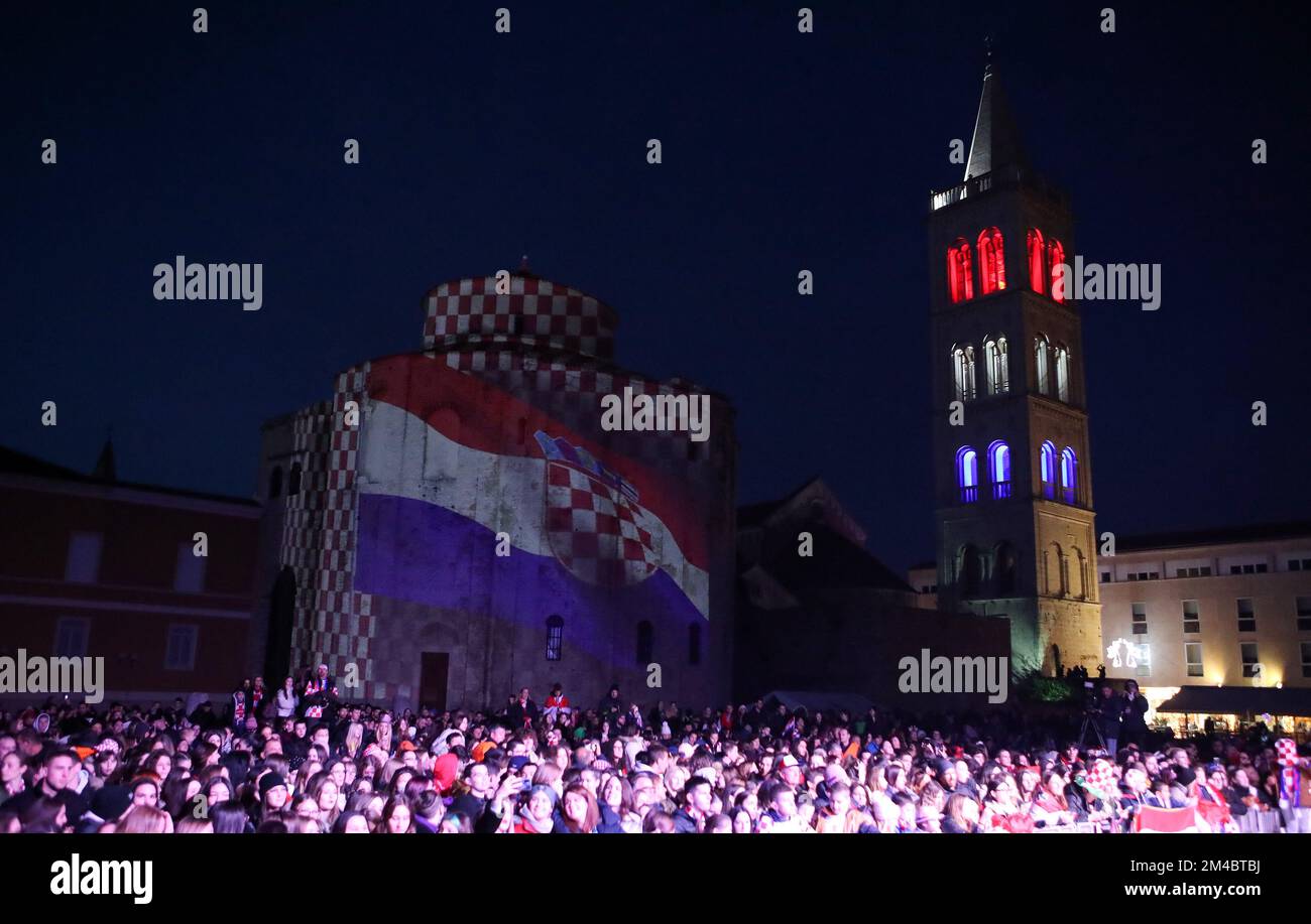 ceremony, football players, Qatar 2022, world cup, Croatian national football team, fans