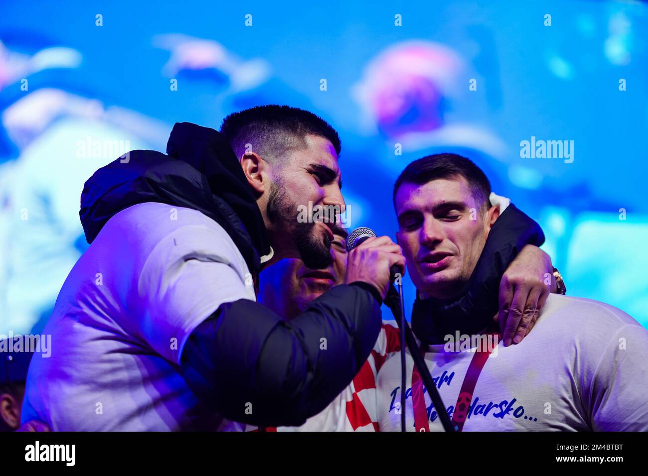 ceremony, football players, Qatar 2022, world cup, Croatian national football team, fans