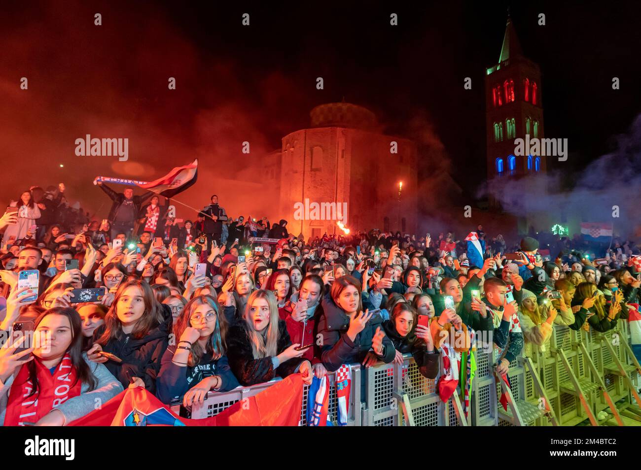 ceremony, football players, Qatar 2022, world cup, Croatian national football team, fans