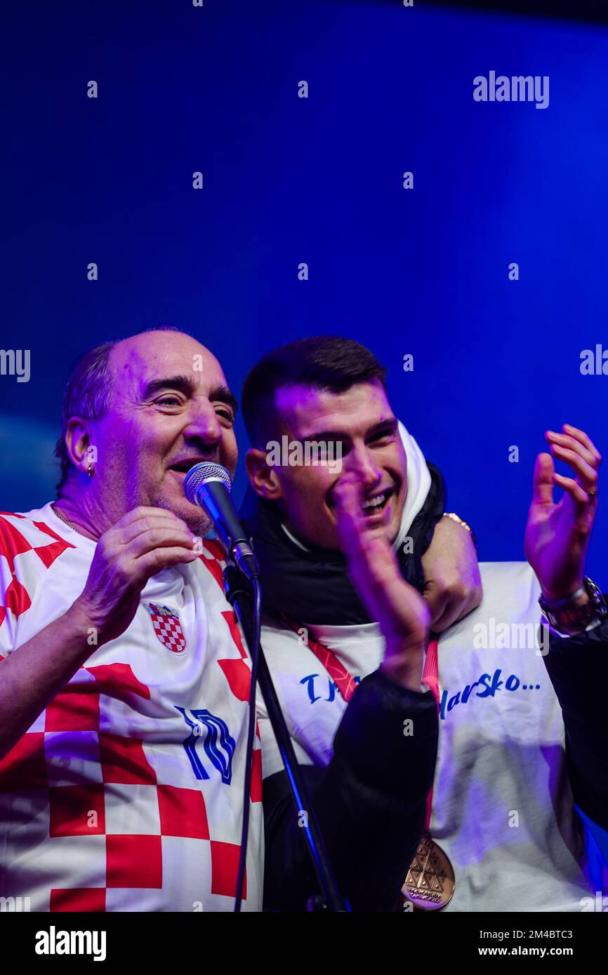 ceremony, football players, Qatar 2022, world cup, Croatian national football team, fans